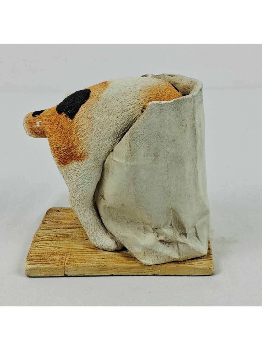 Purrfect Pet Brown Bag Behavior Calico Cat I Go Bonkers Figurine Marty Inc 1991 - Picture 4 of 8